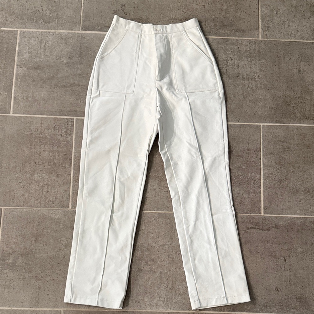 PRINCESS POLLY high rise faux leather pants